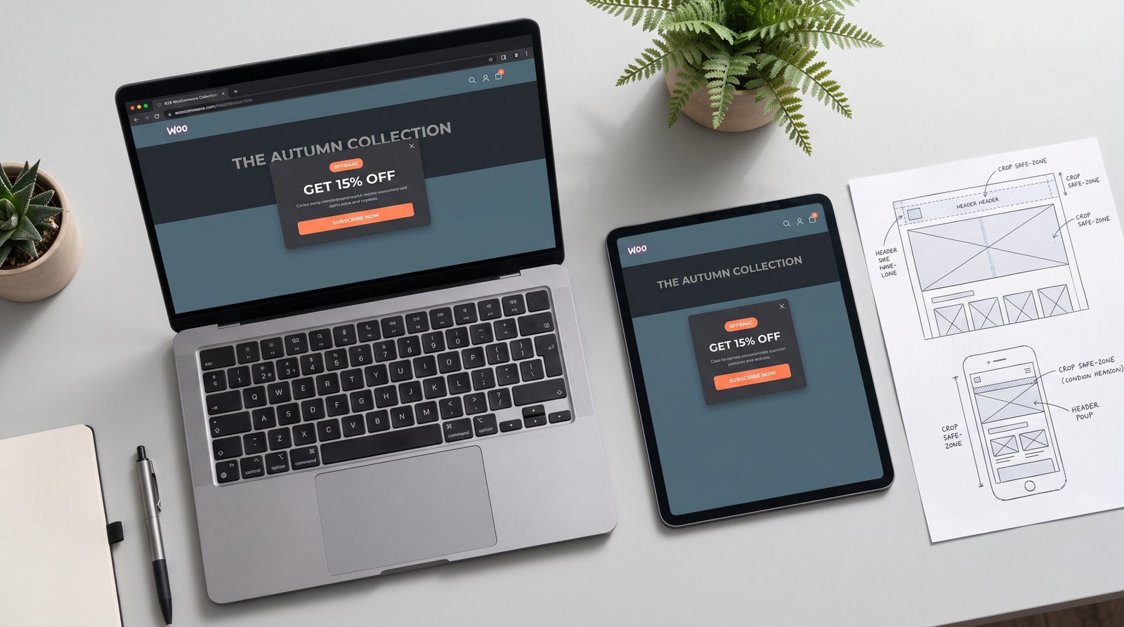 WooCommerce Popup & Collection Header Design Guide UK